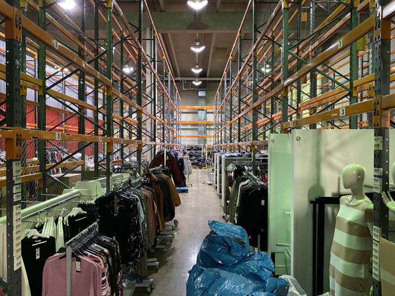 Korkeaa varastotilaa