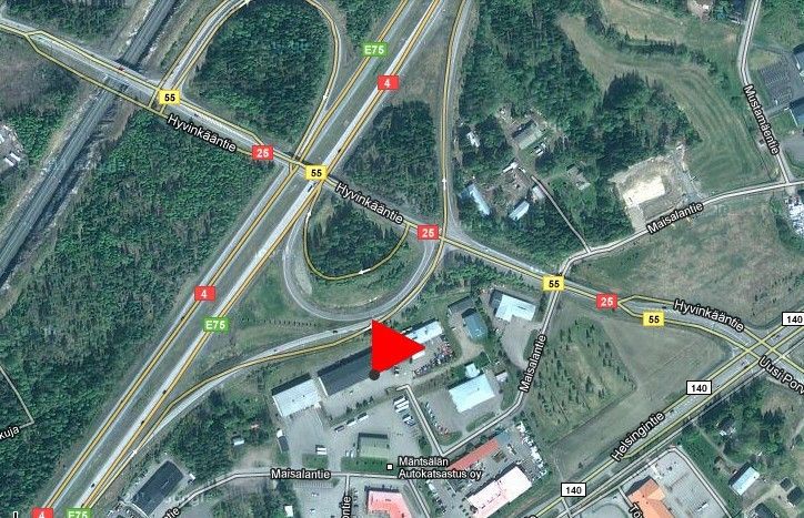 Tästä ilmenee kuinka hyvällä paikalla tila on