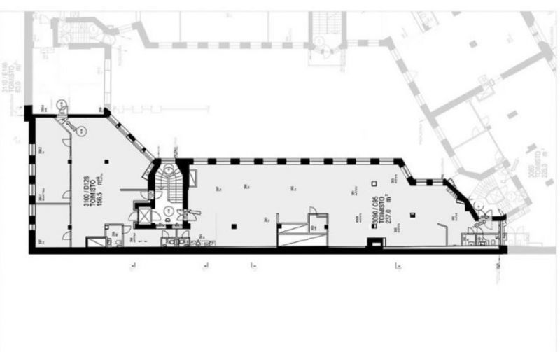 3.krs pohja 237 m2 ja 156 m2