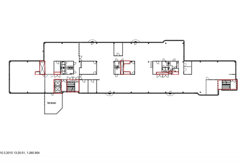 876,5m2 pohja