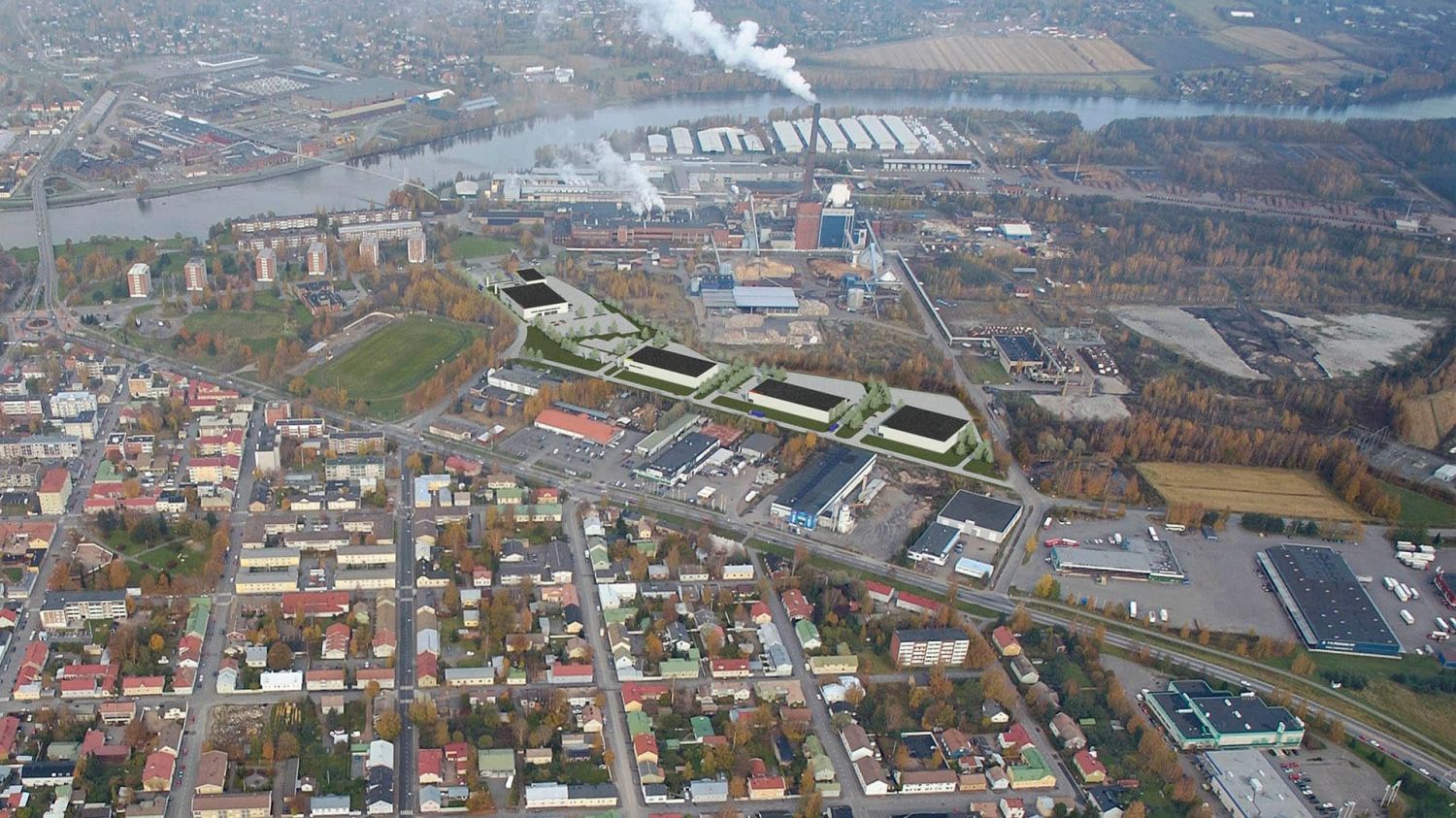 Juhannuslehdon Yrityspuisto tarjoaa monipuolista toimitilaa keskellä Poria!