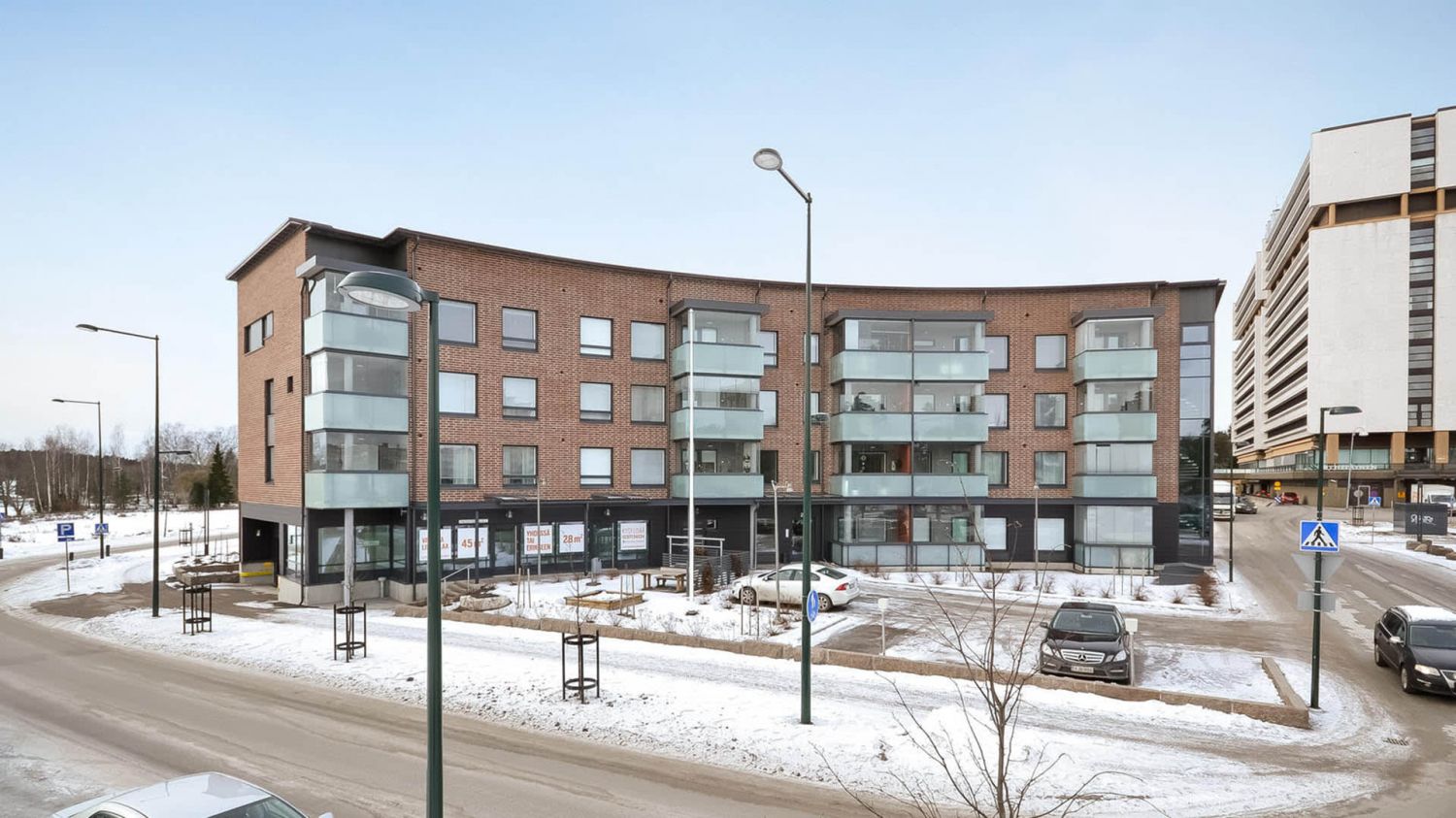 Liiketiloja Kouvolan keskustassa