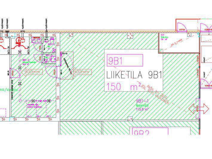 150 m2 pohja