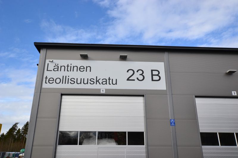 Näkyvä osoitekyltti