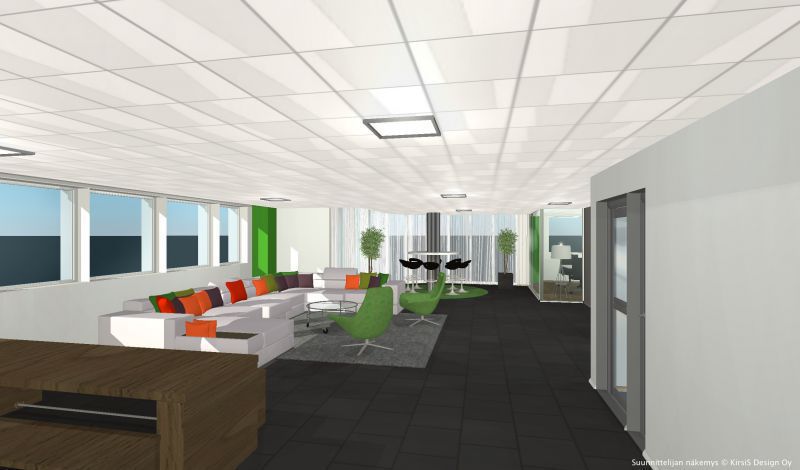 toimistotilaa 3-6. krs avoa