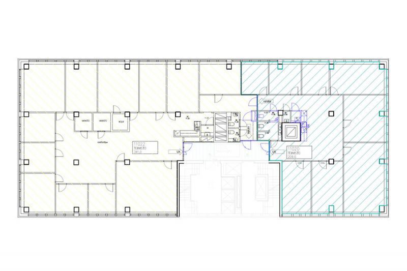 11.krs 550 m2 (341 m2 ja 209 m2)