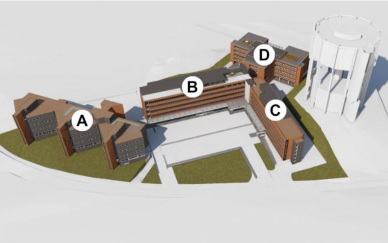 Rakennusten sijaintikartta