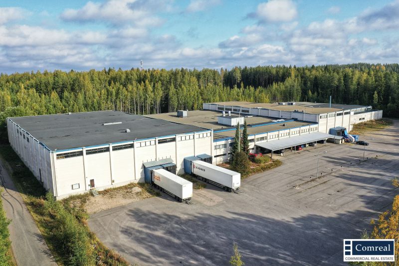 Myydään Heinolasta tehdaskiinteistö yhteensä 12.960 m2