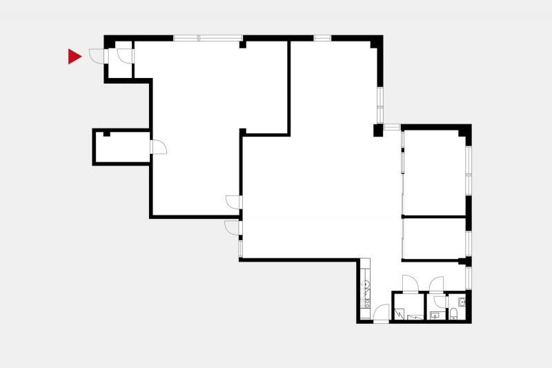 Largo 1.krs 250 m2 luonnos
