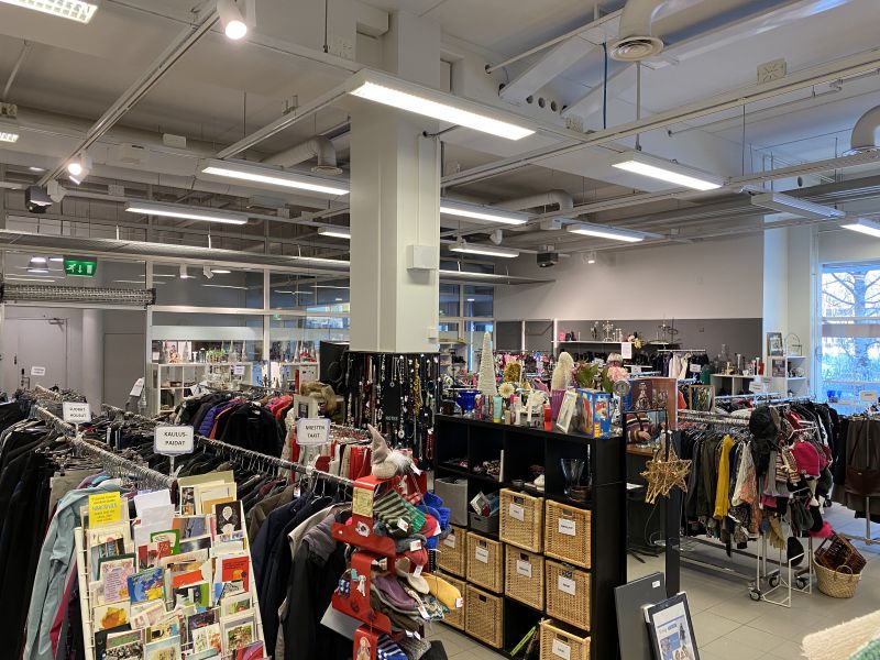 226m² myymälä