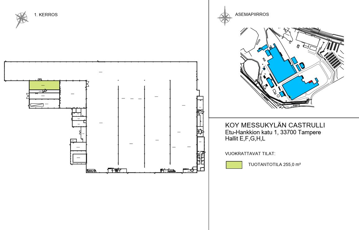 Pohjakuva tuotanto 255 m2