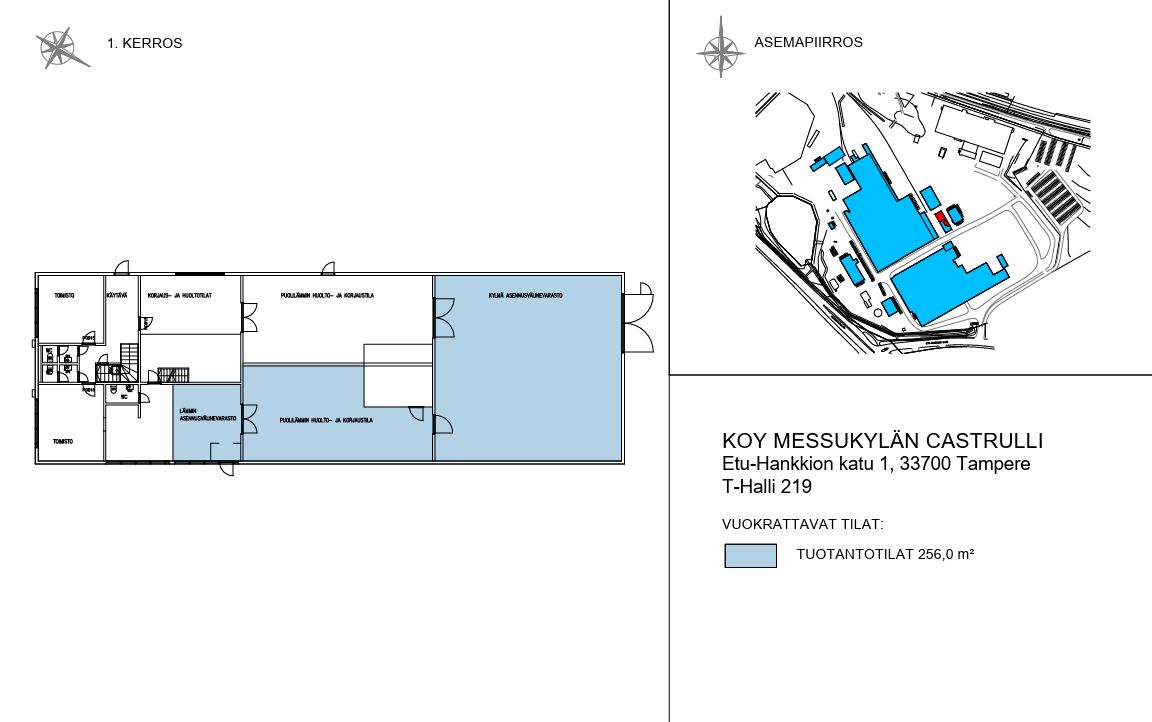 Pohjakuva tuotanto 256 m2