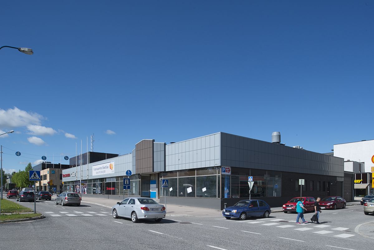 Julkisivukuva kiinteistön taka