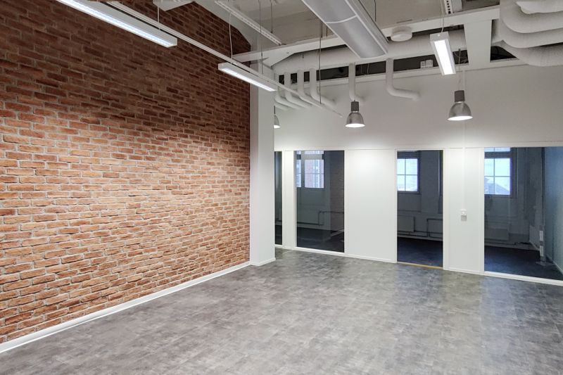 Viitteellinen sisäkuva rakennuksen toimistotiloista