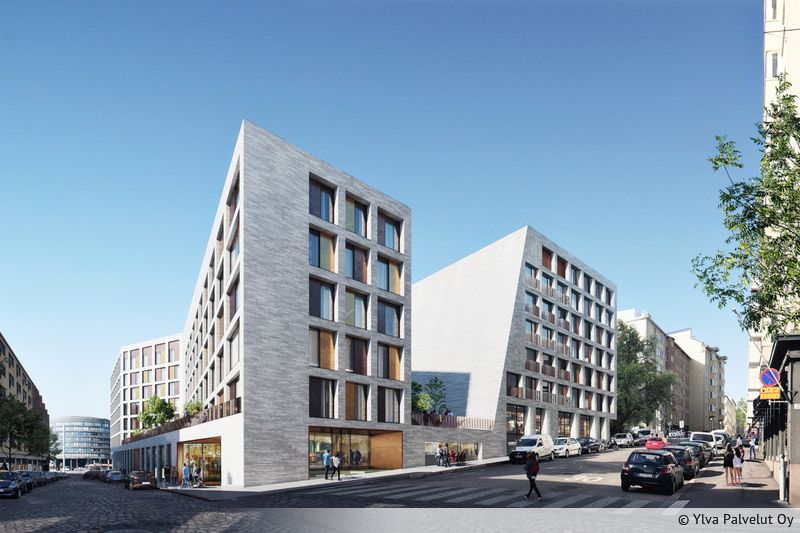 Hakaniemeen 2023 valmistuvaan Lyyraan rakentuu Kolmannelle Linjalle myös juomaravintolaksi suunniteltu liiketila. Tästä tyylikkäästä ravintolatilasta on käynti myös hotellin aulaan.