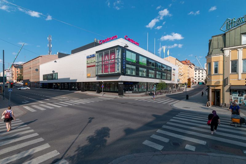 Vuokrattavana liiketilaa Turun keskustassa, kauppakeskus Centrumissa.