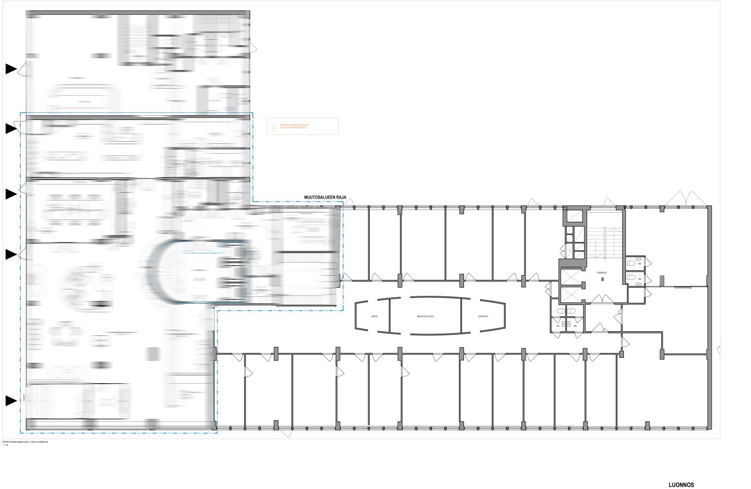 2.krs 600 m2 luonnospohja