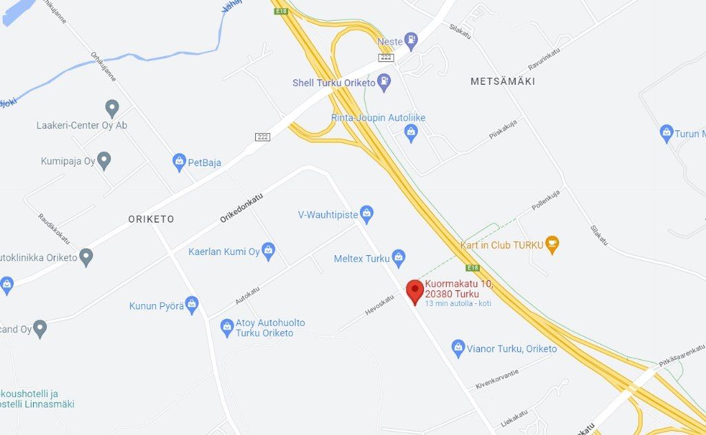 Tontti rakennushankkeelle Orikedolla