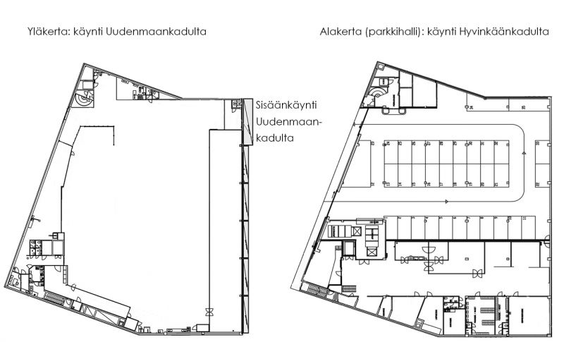 Uudenmaankatu 3 pohjapiirros