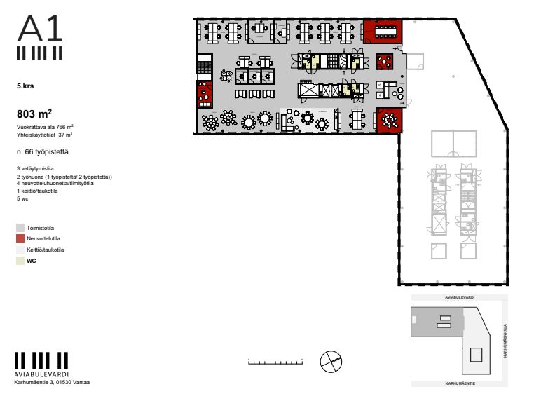 5.krs 803 m2 luonnos
