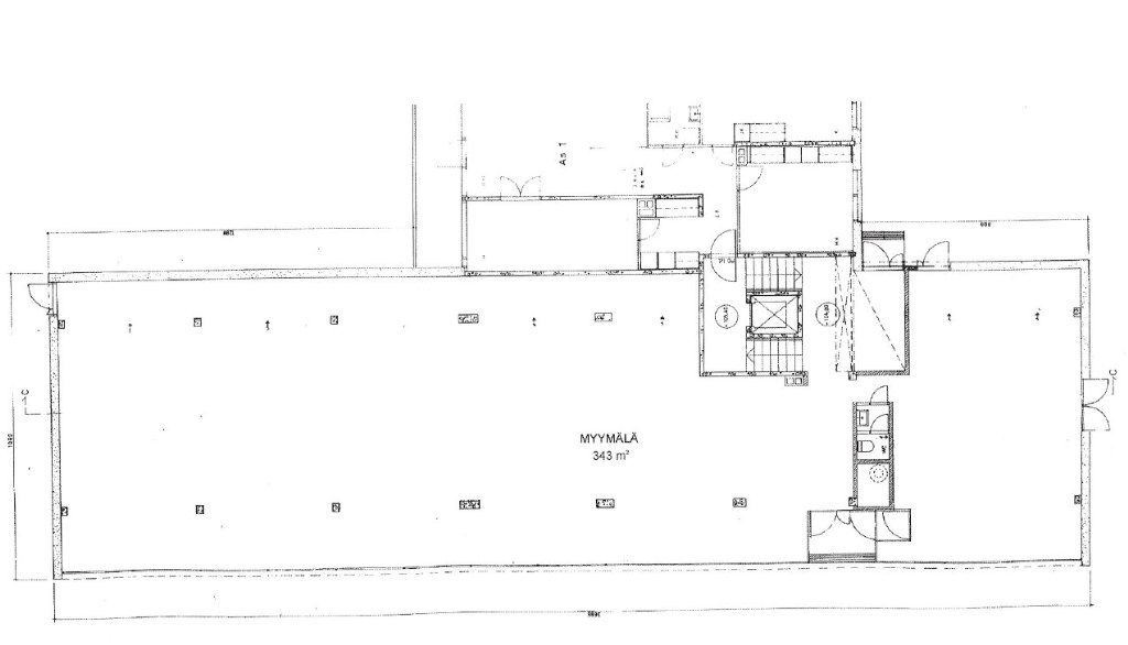Myymälähuoneisto Forssan keskustan tuntumassa