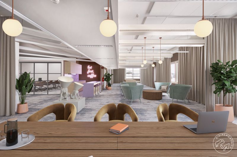 Esimerkki kohteen tiloista digiremontoituna.