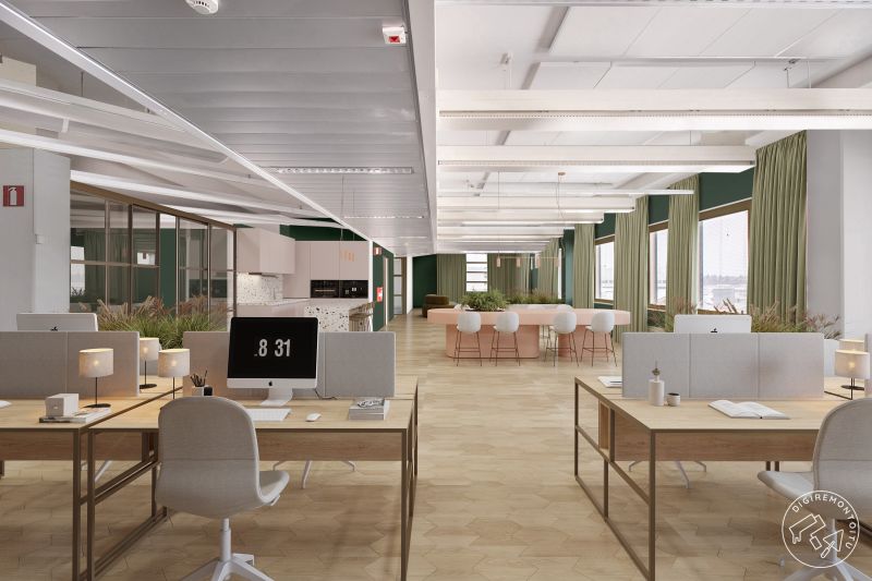 Esimerkki kohteen tiloista digiremontoituna.