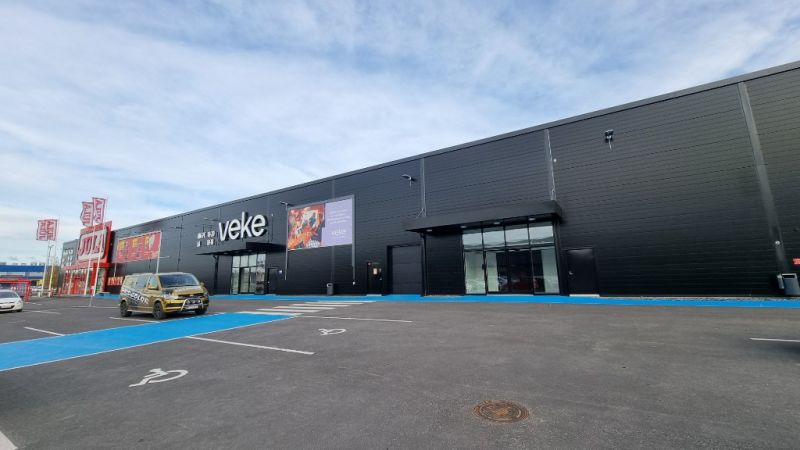 Uutta liiketilaa Ikean alueelta, Raisiosta