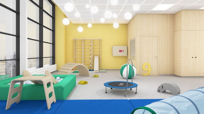 Visualisointikuvat terapiatilasta 