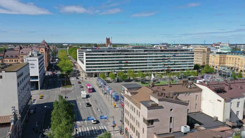 Pientä varastotilaa Vaasan keskustassa (tilat varattu Rewell vuokralaisten käyttöön)