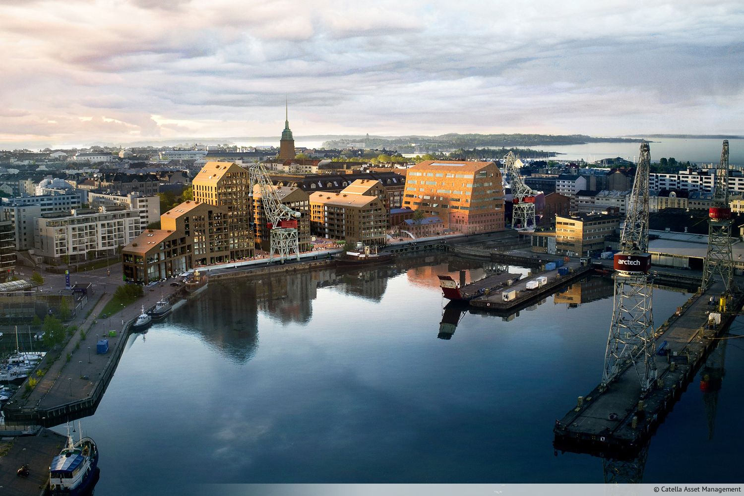 Myyd&auml;&auml;n tai vuokrataan ravintolaksi soveltuva liiketila Telakanrantaan valmistuvan asuintalon katutasossa. Toimitilassa on avaraa salitilaa, keitti&ouml;, sosiaalitilat, tilavat vessat, joista yksi on esteet&ouml;n, sek&auml; varastohuone. Suuret ikkunat avautuvat sataman&auml;kym&auml;&au...