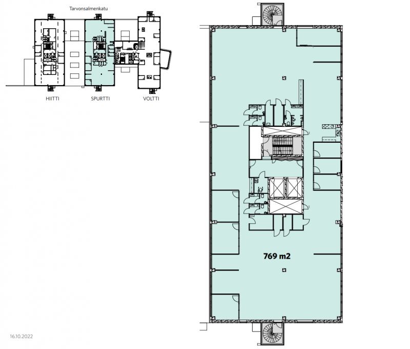 5.krs 769 m2 pohjaluonnos