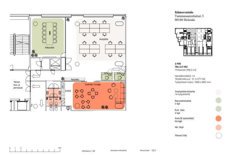 2.krs 298 m2 luonnoa