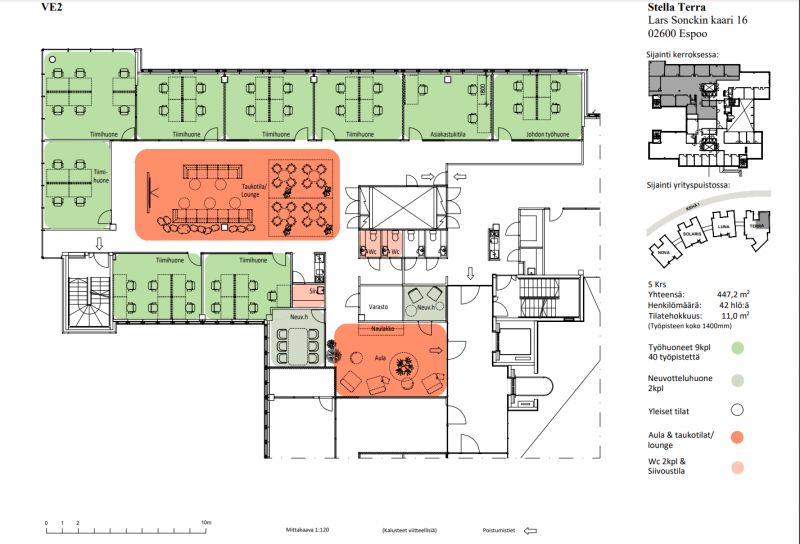5.krs 447 m2 luonnos