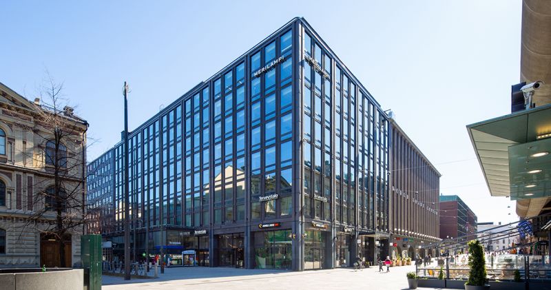 Moderni, tehokas ja muuntojoustava 865 m²  toimisto Helsingin ydinkeskustassa.