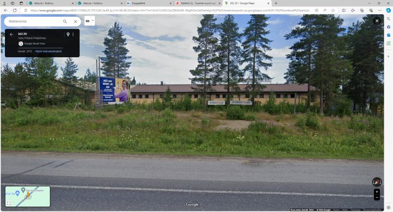 Julkisivukuva Kuusamontieltä