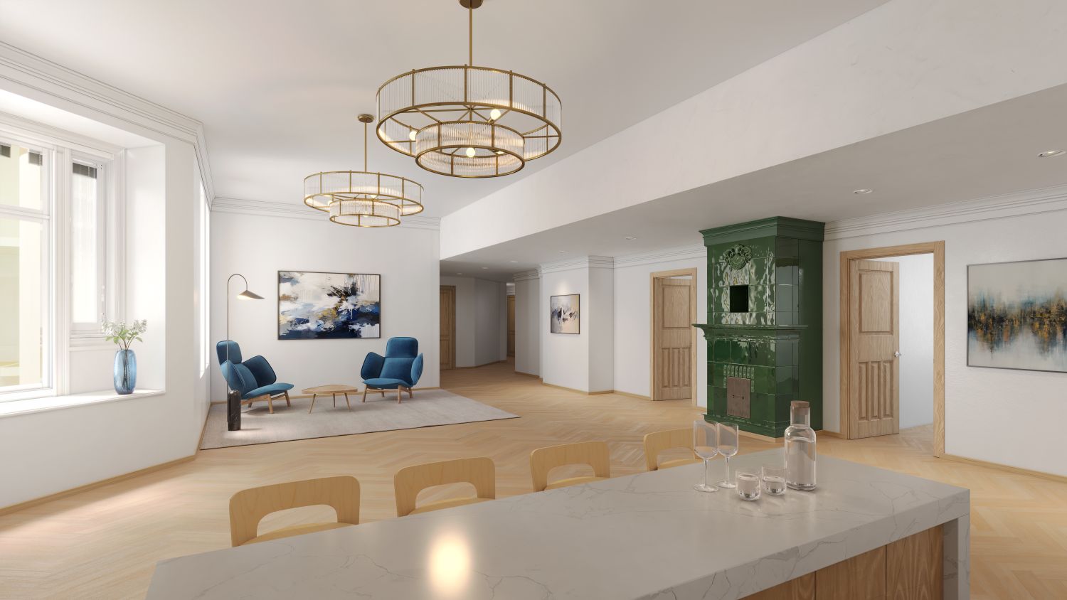 Täysin uudistuva, monien mahdollisuuksien toimistotalo huippupaikalla – Esplanadin puiston vieressä.