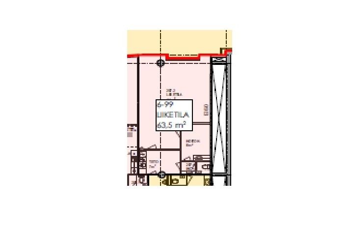 Pohjakuva parturitila 63.5 m2