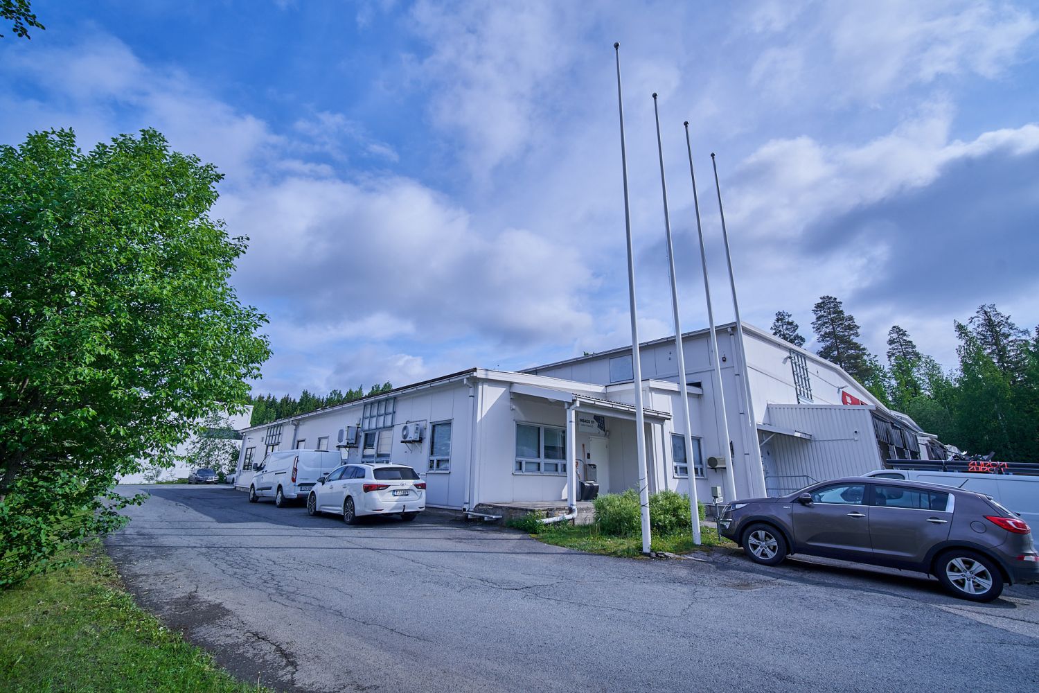 Kuva kiinteistön kulmalta