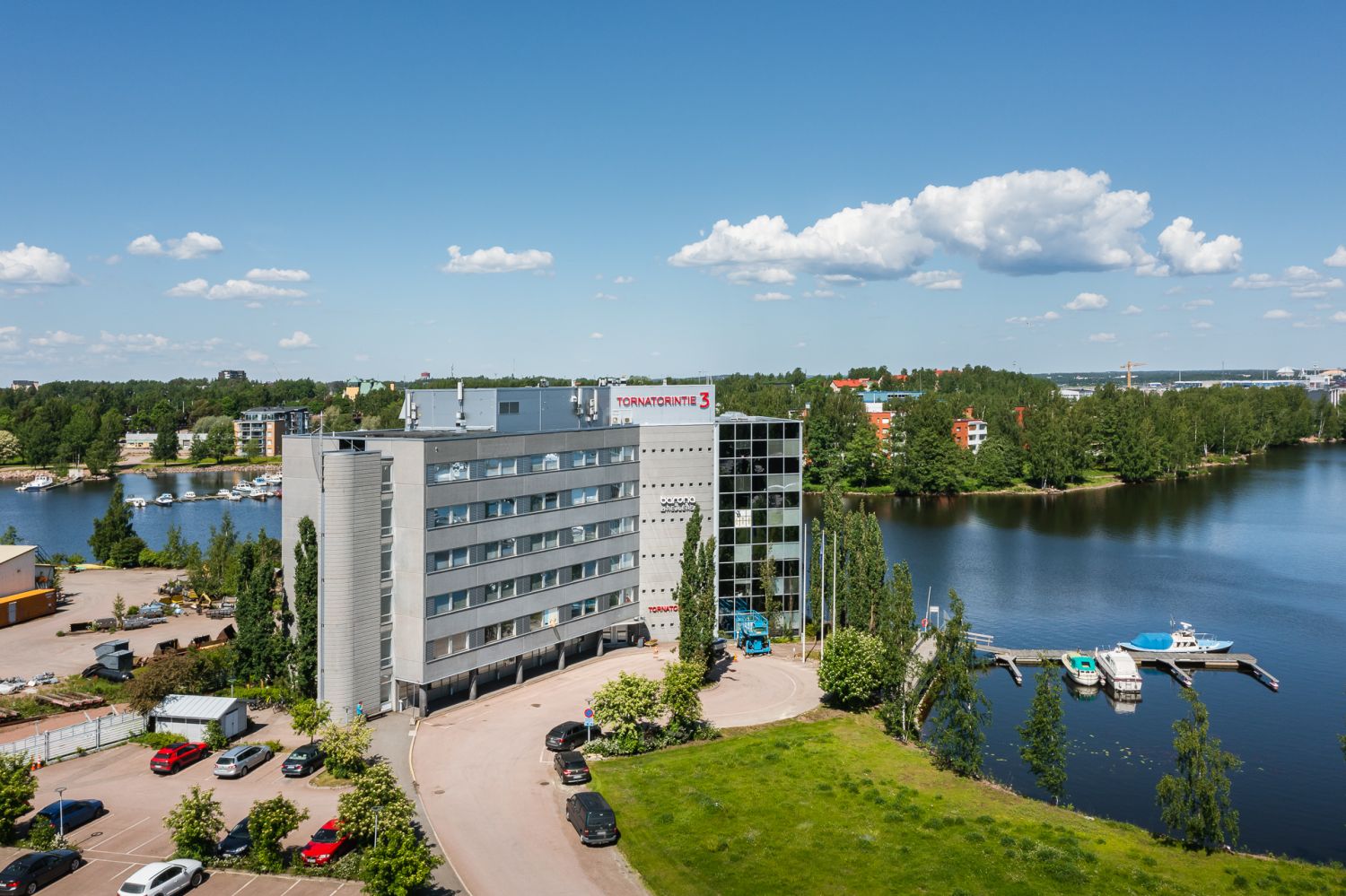 Julkisivukuva ilmasta