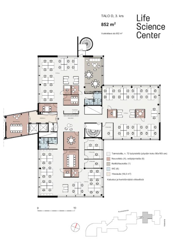 3.krs 852 m2 luonnos