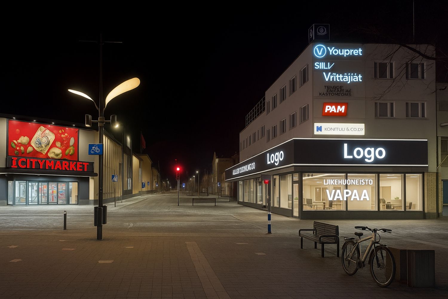 Huippupaikalla Joensuun ydinkeskustassa! (53m2-770m2)Vuokrataan tai myydään erinomainen katutason liiketila kaupungin sykkeessä, lämmitetyn kävelykadun päässä. Täydellinen sijainti esimerkiksi päivittäistavarakaupalle tai muulle kauppaliikkeelle – Citymarketin sisäänkäynti suoraan vastapäätä!...