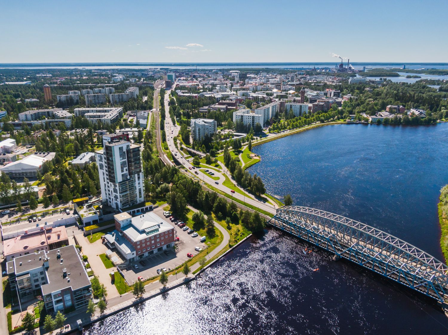 ilmakuva alueesta laaja