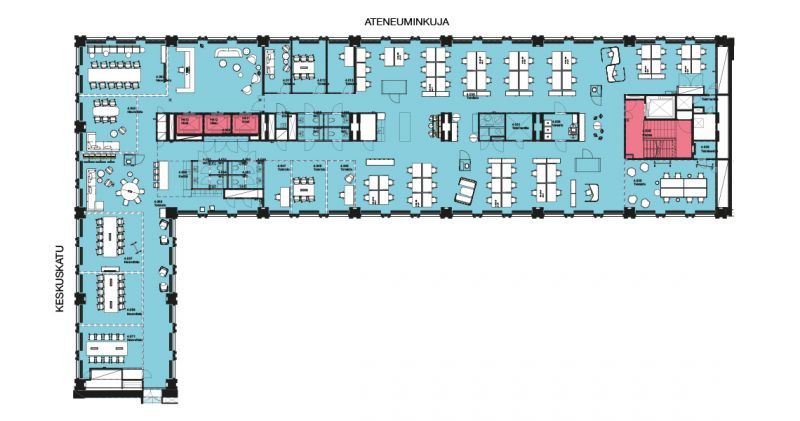 Pohja, monitilatoimisto