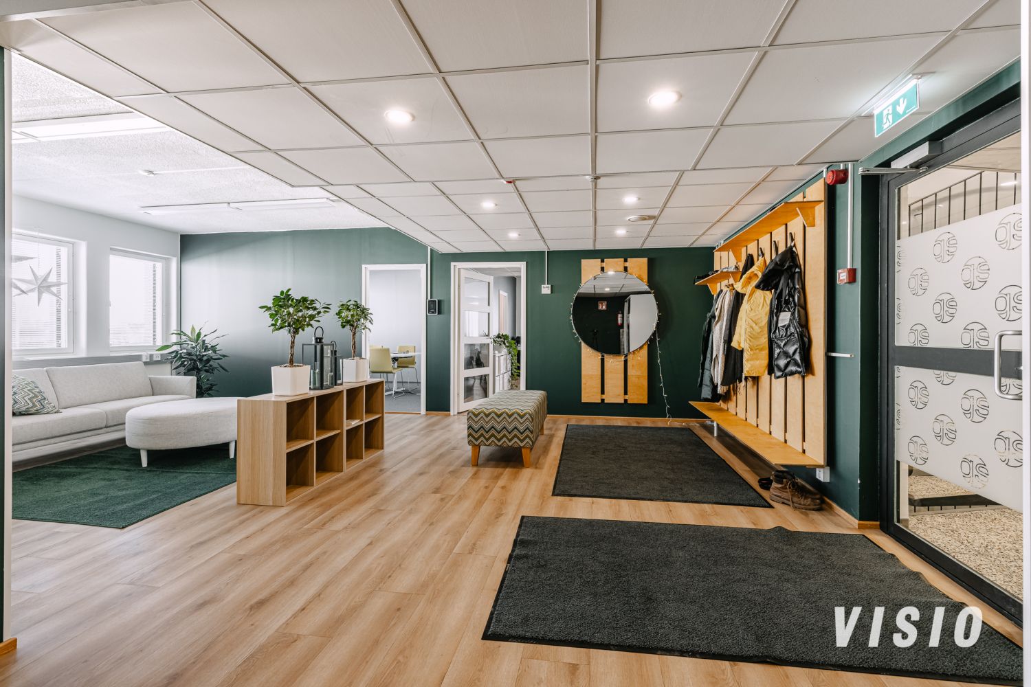 Modernia toimistotilaa