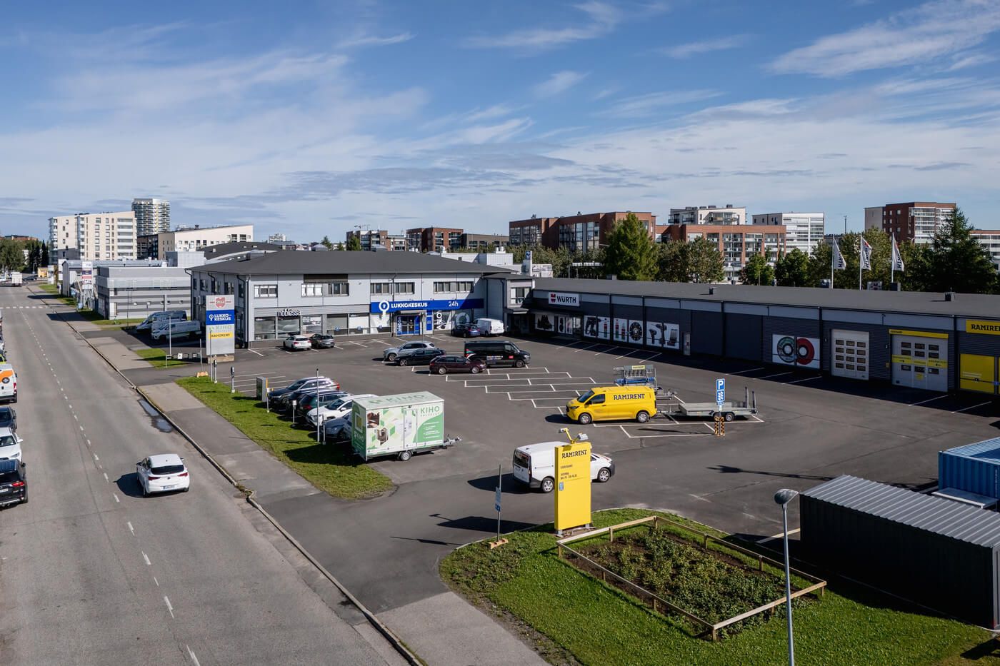 Vuokrattava toimitila Kempeleentie 9:ssa Oulun Limingantullissa