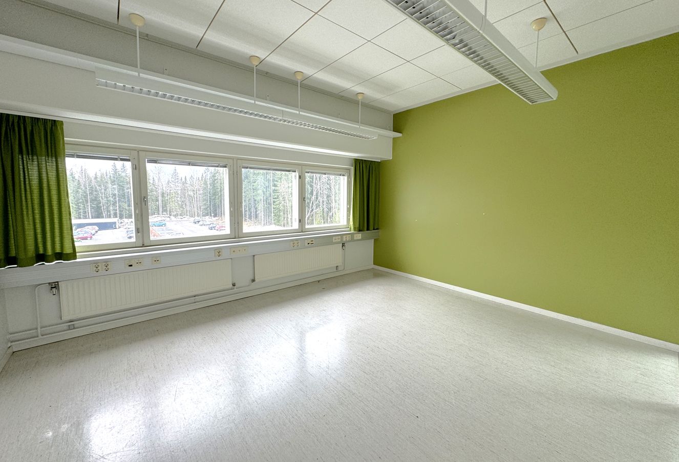 Viitteellinen sisäkuva rakennuksen toimistotiloista