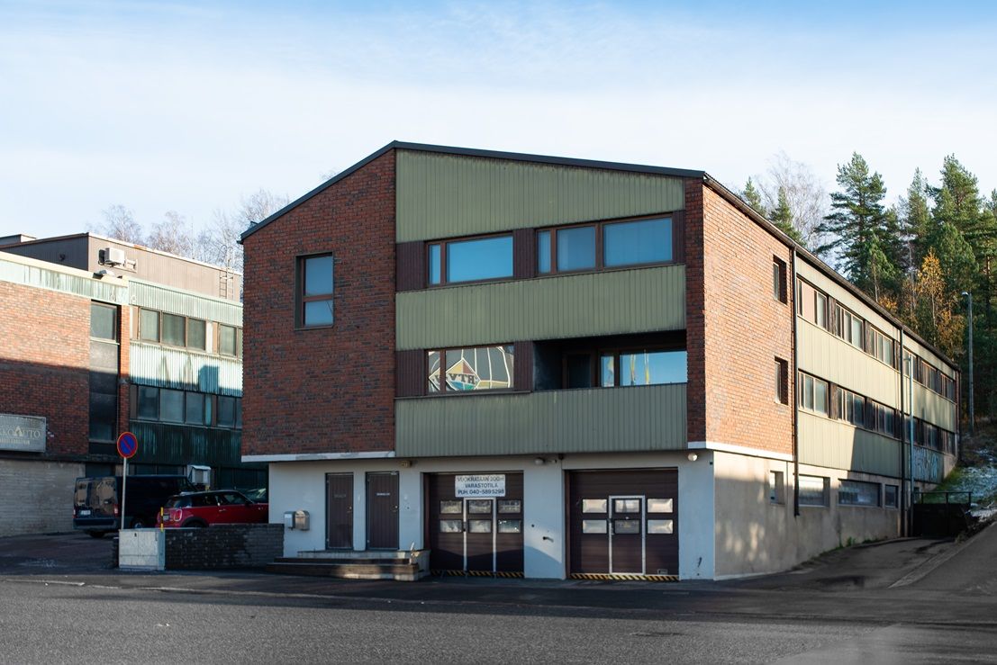 Teollisuus- ja varastorakennus Herttoniemen teollisuusalueella.