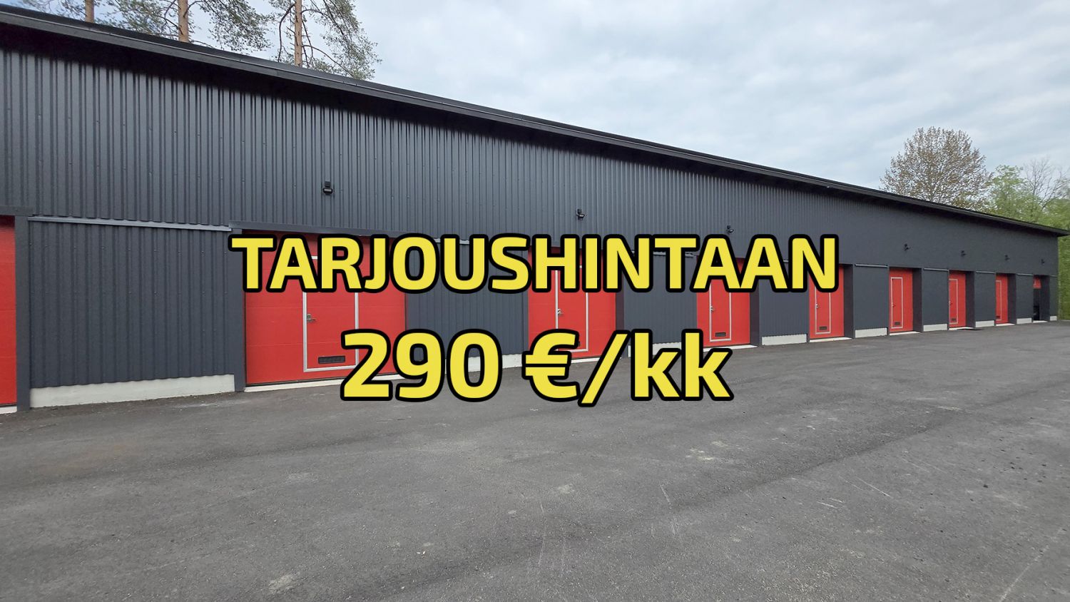 Upouusia varastotiloja myydään Nurmijärvellä! 