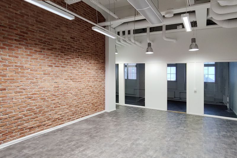 Viitteellinen sisäkuva rakennuksen toimistotiloista